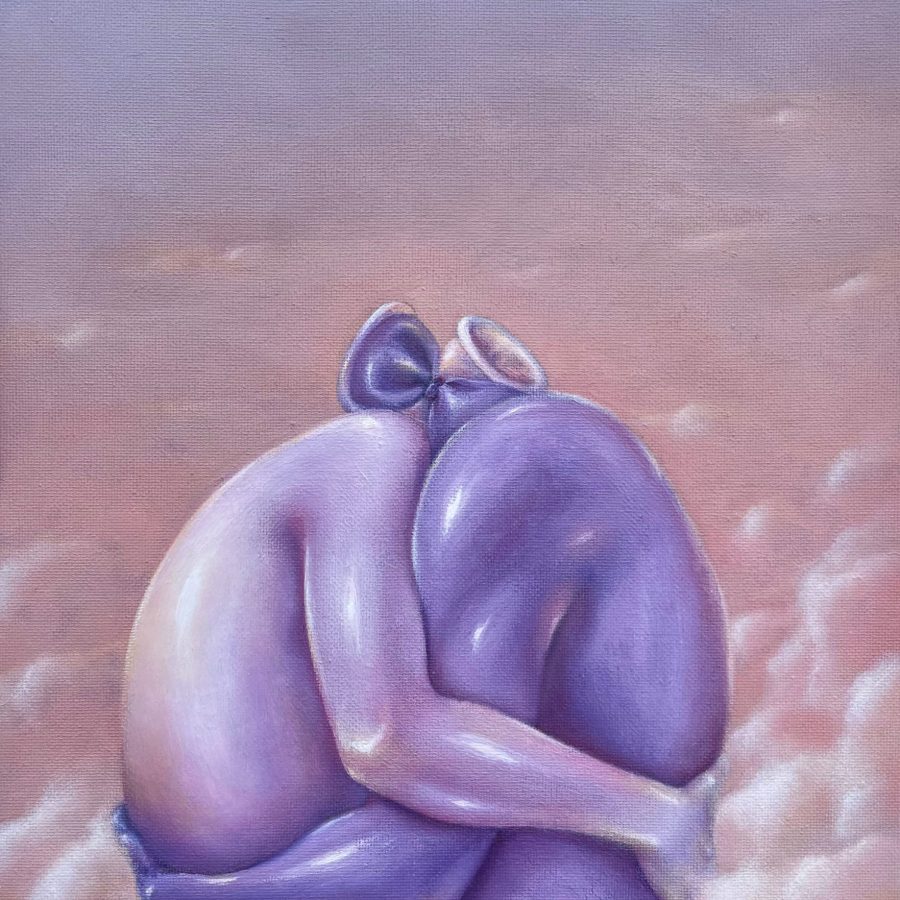 Comme un ballon rose et un lilas
2023 oil on canvas 38x26 cm