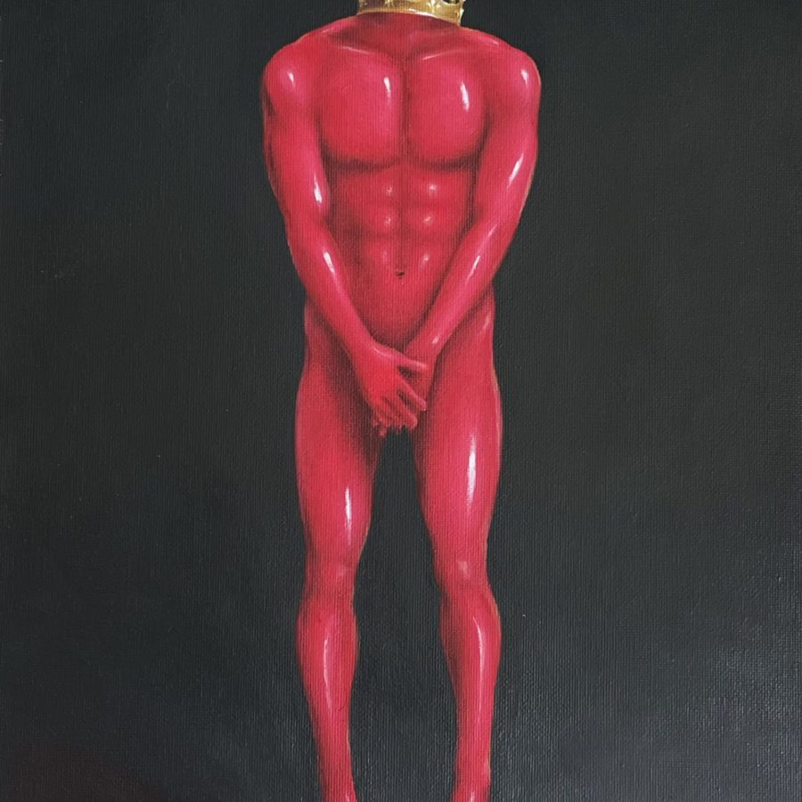 Comme un ballon rouge
2023 oil on canvas 38x26 cm