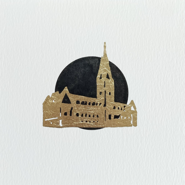 Rathaus - Hamburg (limited edition)
Ink and gold leaf on paper
20x20cm