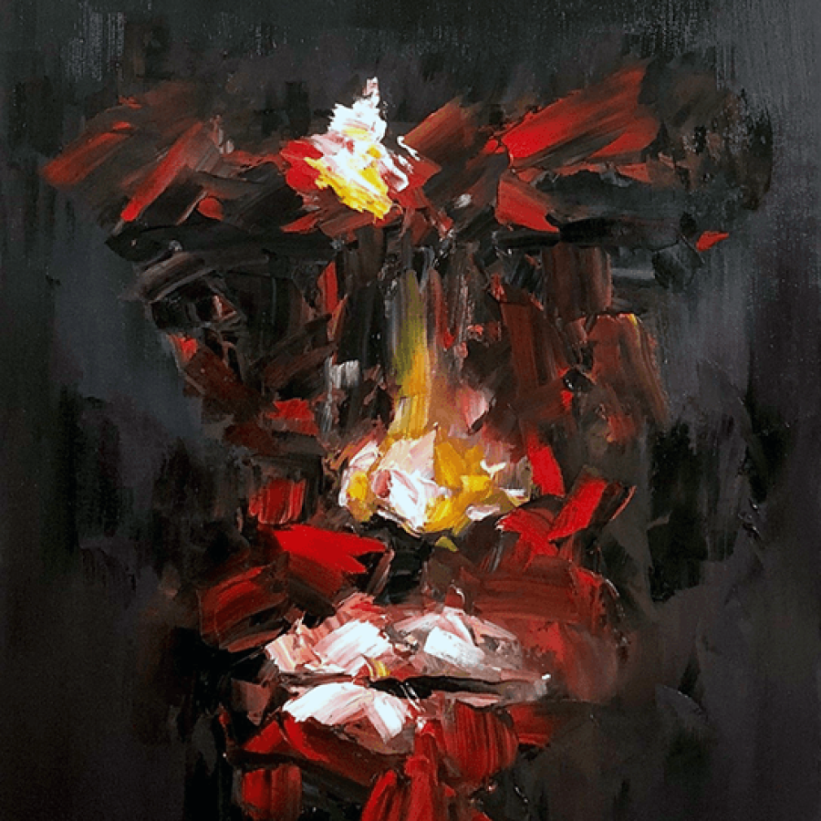 Portrait étude 1
2019 oil on canvas 60X45 cm